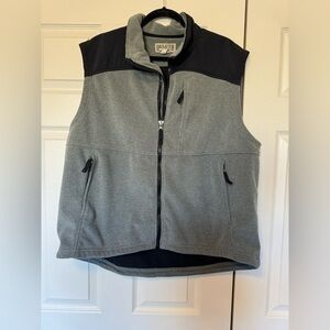 Duluth Trading fleece vest Med grey